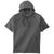 Sport-Tek Men's Dark Grey Heather PosiCharge Tri-Blend Wicking Fleece Short Sleeve Hoodie