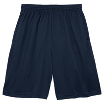 Sport-Tek Men's True Navy PosiCharge Tough Mesh Pocket Short