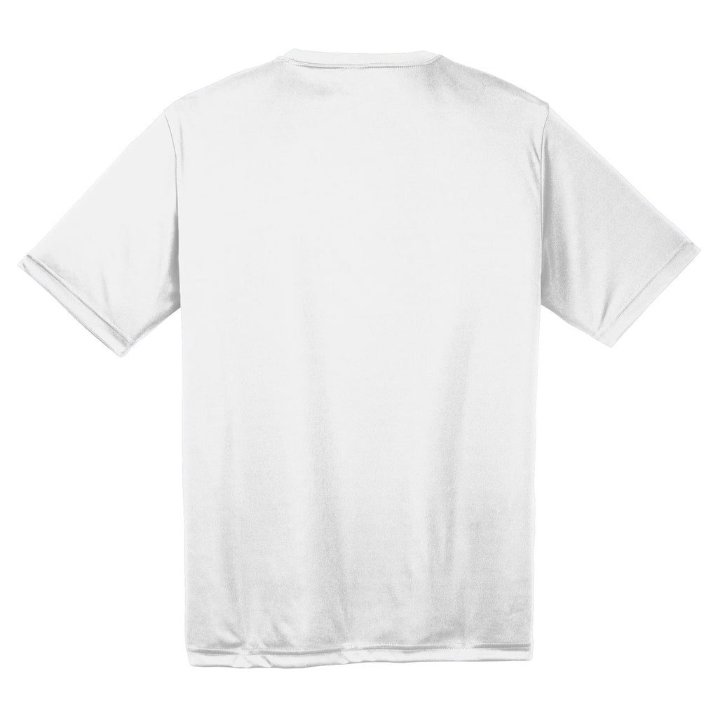 Sport-Tek Men's White PosiCharge Competitor S/S T-Shirt