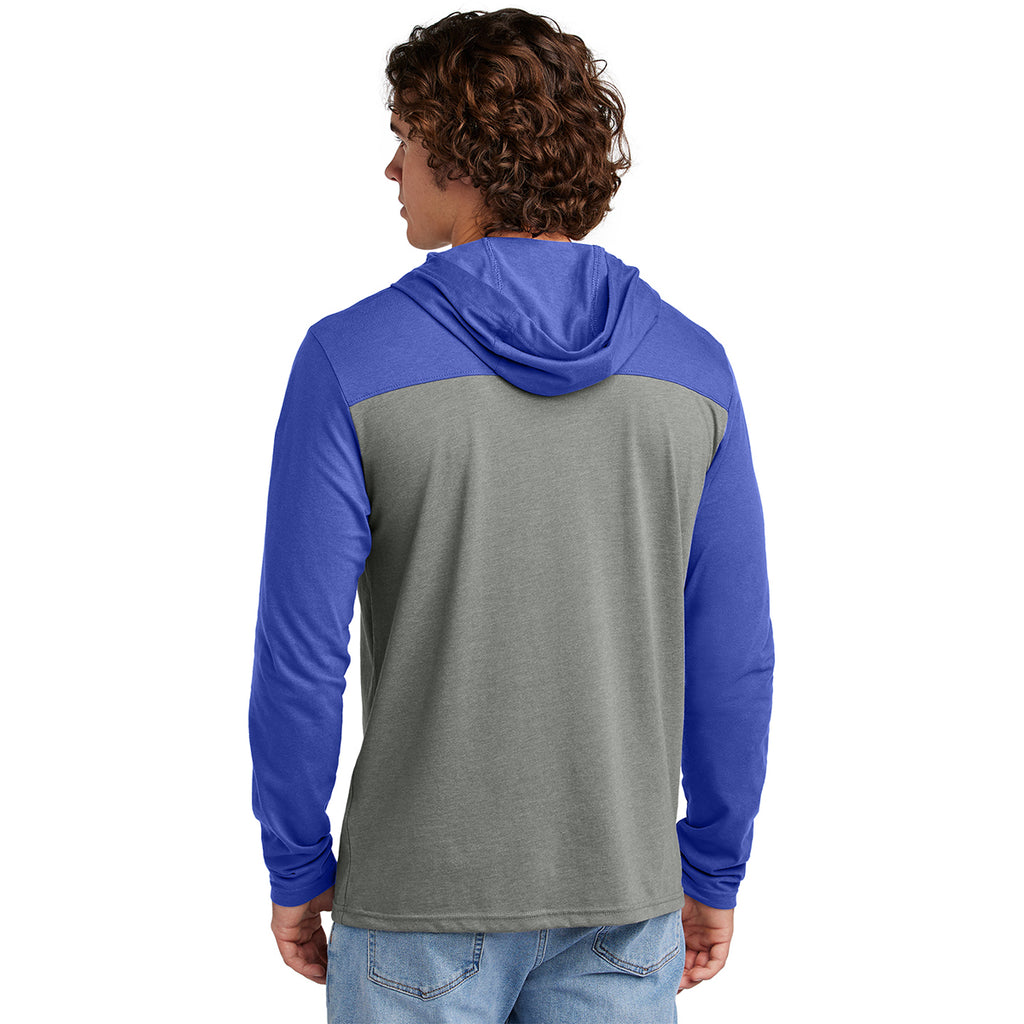 Sport-Tek Unisex True Royal/ Vintage Heather Halftime Long Sleeve Hoodie