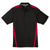 Sport-Tek Men's Black/ Red PosiCharge Micro-Mesh Colorblock Polo