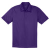 Sport-Tek Men's Purple PosiCharge Active Textured Polo