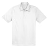 Sport-Tek Men's White PosiCharge Active Textured Polo