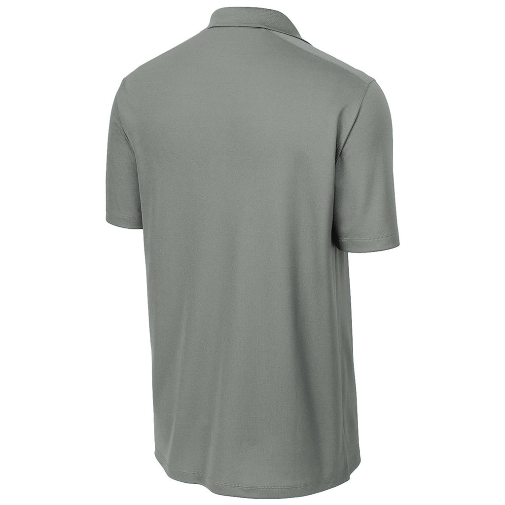 Sport-Tek Men's Grey Concrete UV Micropique Polo