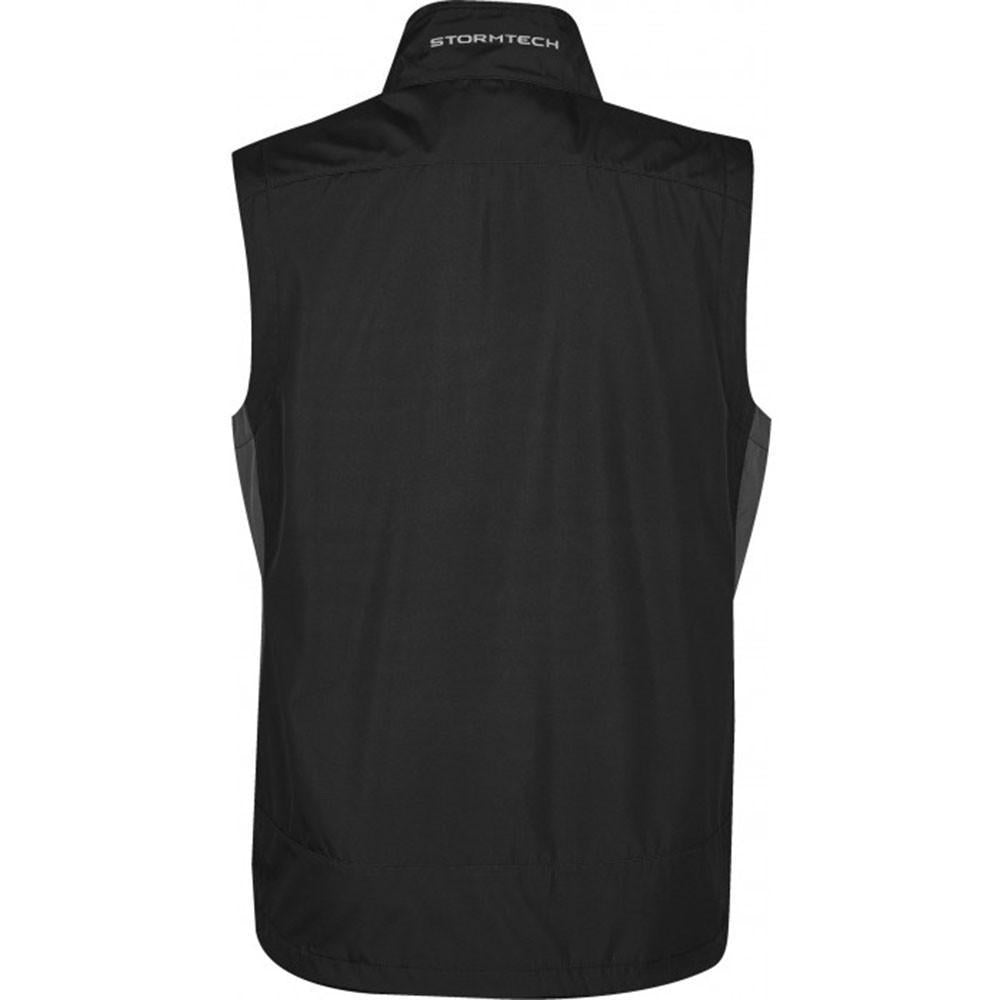Stormtech Men's Black/Granite Pulse Softshell Vest