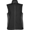 Stormtech Women's Black/Granite Pulse Softshell Vest