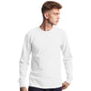 Champion Unisex White Heritage Long-Sleeve T-Shirt