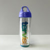 Tervis 24oz Water Bottle with Royal Blue Lid