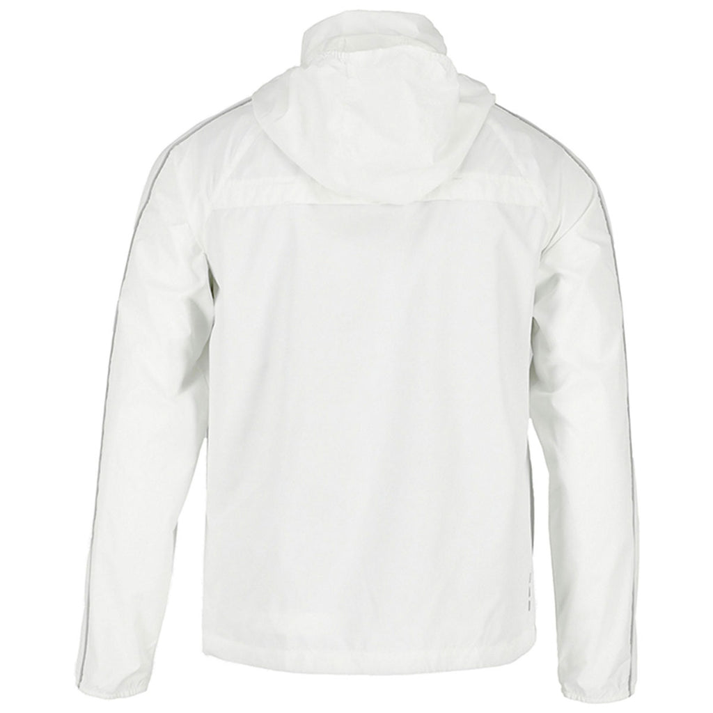 Elevate Men's White/Silver Rincon Eco Packable Jacket