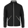 Elevate Men's Black/Silver Rincon Eco Packable Jacket