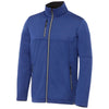 Elevate Men's Metro Blue Heather Joris Eco Softshell Jacket