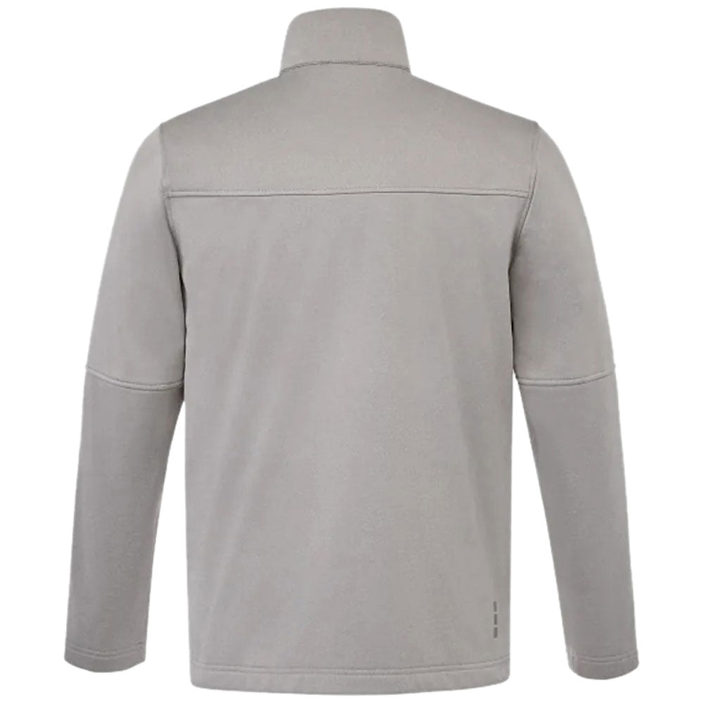 Elevate Men's Silver Heather Joris Eco Softshell Jacket