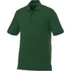 Elevate Men's Forest Green Crandall Short Sleeve Polo