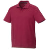 Elevate Men's Vintage Red Amos Eco Short Sleeve Polo