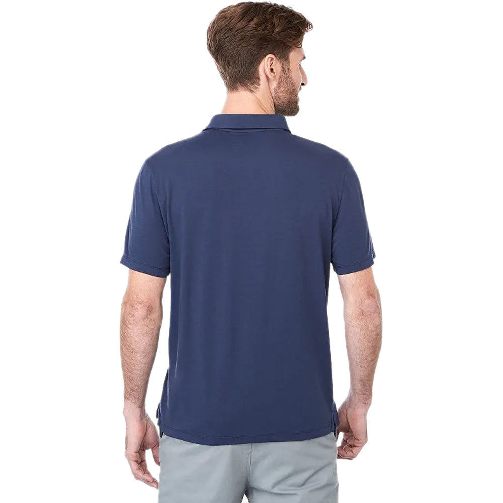 Trimark Men's Vintage Navy Somoto Eco Short Sleeve Polo