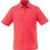 Elevate Men's Team Red Heather Tipton Short Sleeve Polo