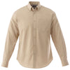Elevate Men's Desert Khaki Wilshire Long Sleeve Shirt