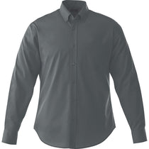 Elevate Men's Grey Storm Wilshire Long Sleeve Shirt
