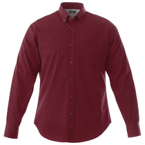 Elevate Men's Maroon Wilshire Long Sleeve Shirt