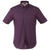 Elevate Men's Dark Plum Stirling Short Sleeve Shirt