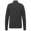 Trimark Men's Heather Dark Charcoal Rigi Eco Knit Full Zip