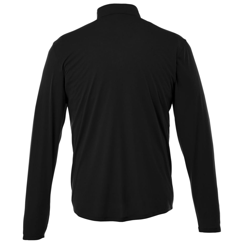 Elevate Men's Black Vega Tech Quarter Zip