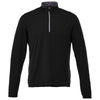 Elevate Men's Black Vega Tech Quarter Zip