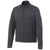 Elevate Men's Heather Dark Charcoal Mather Knit Half Zip