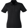 Elevate Women's Black Dade Short Sleeve Polo