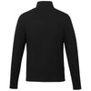 Elevate Men's Black Rigi Eco Knit Quarter Zip