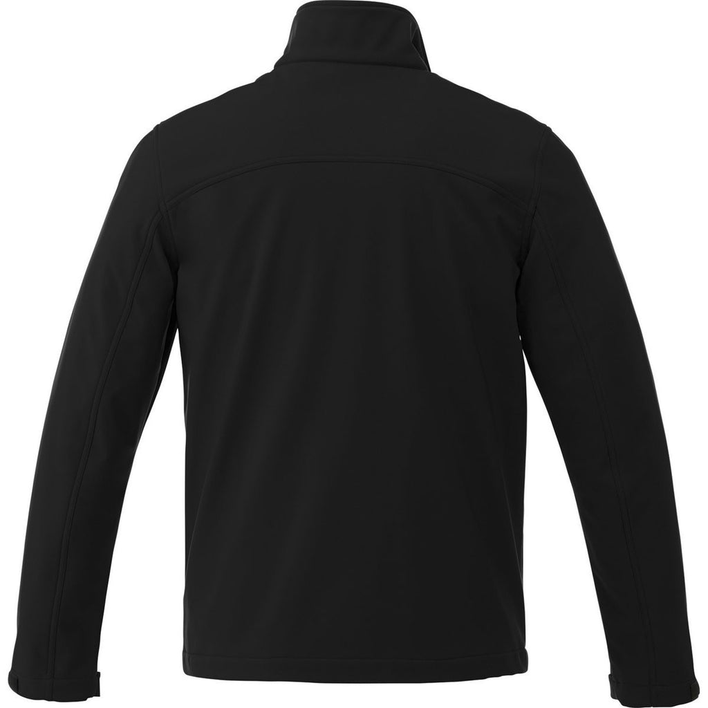 Elevate Men's Black Maxon Softshell Jacket
