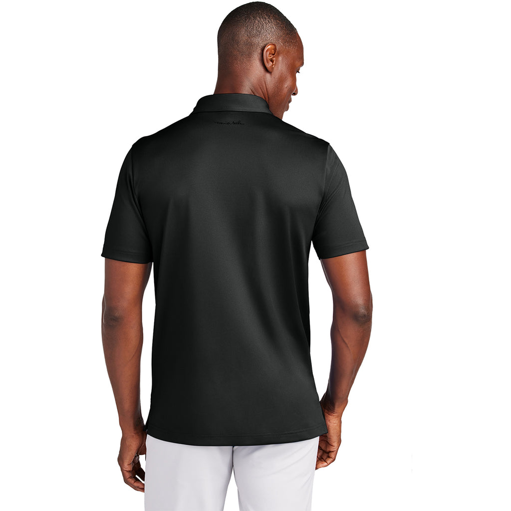 TravisMathew Men's Black Cabana Solid Polo