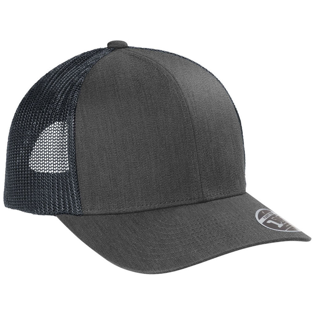 TravisMathew Men's Black Heather Cruz Trucker Cap