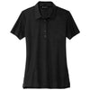 TravisMathew Women's Black Oceanside Solid Polo