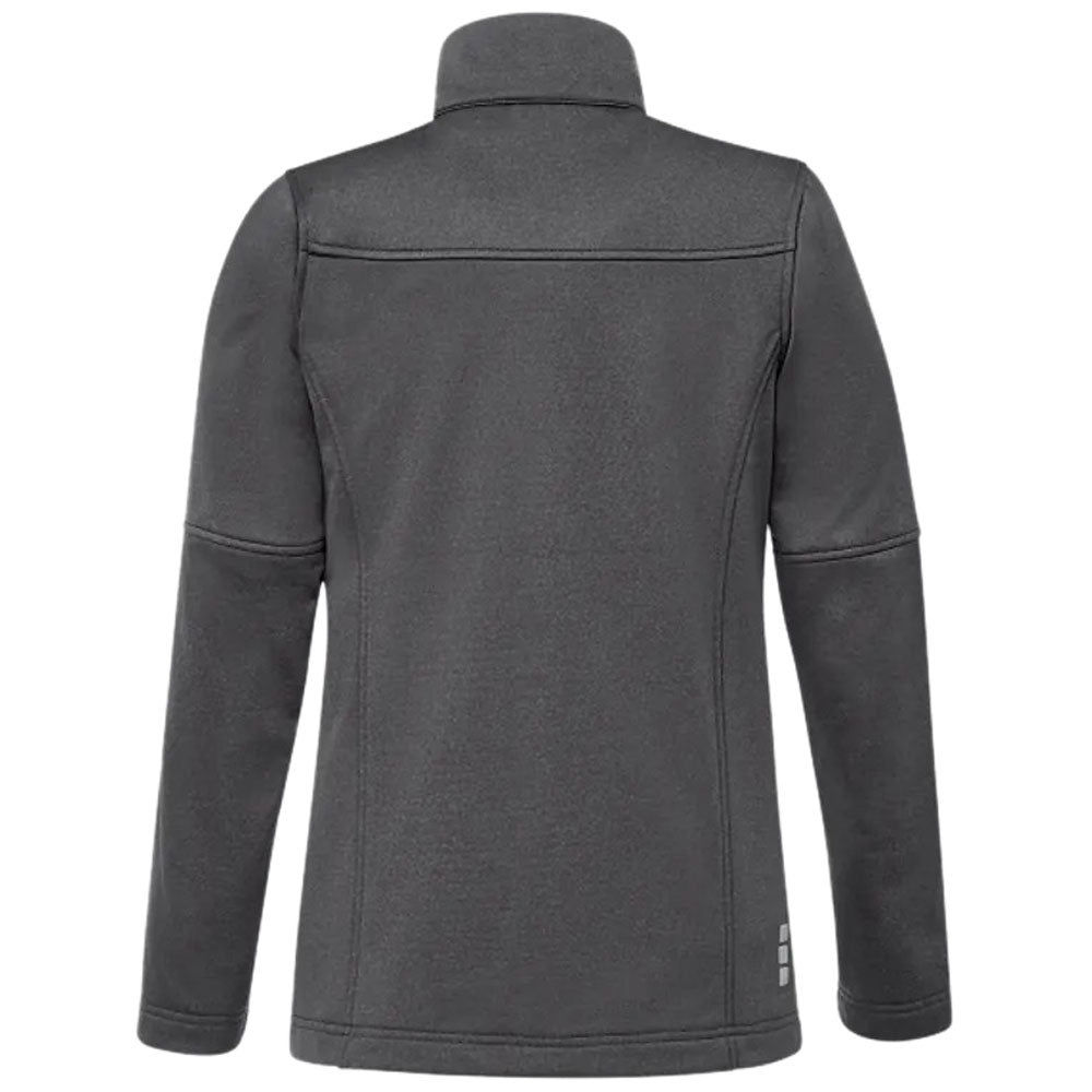 Elevate Women's Heather Dark Charcoal Joris Eco Softshell Jacket