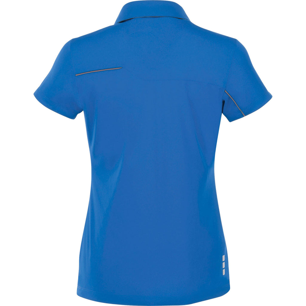 Elevate Women's Olympic Blue/Steel Grey Wilcox Short Sleeve Polo