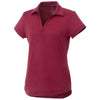 Elevate Women's Vintage Red Amos Eco Short Sleeve Polo