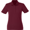 Elevate Women's Maroon Dade Short Sleeve Polo