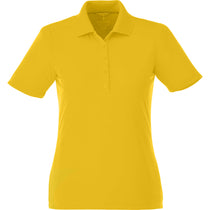 Elevate Women's Yellow Dade Short Sleeve Polo