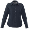 Elevate Women's Navy Wilshire Long Sleeve Shirt