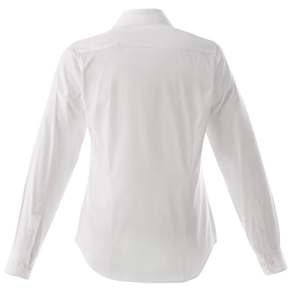 Elevate Women's White Wilshire Long Sleeve Shirt