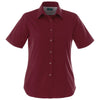 Elevate Women's Maroon Stirling Short Sleeve Shirt