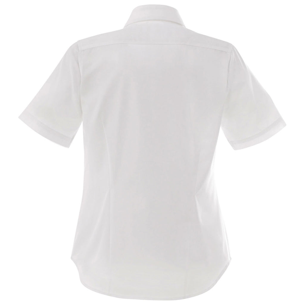 Elevate Women's White Stirling Short Sleeve Shirt