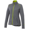 Elevate Women's Hi-Liter Green/Heather Charcoal Tamarack Full Zip Jacket