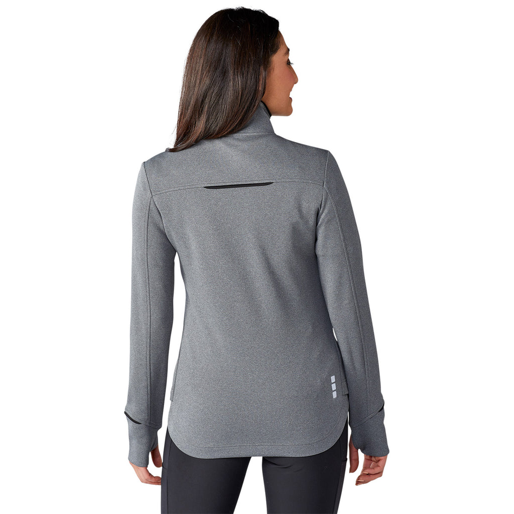 Elevate Women's Black/Heather Charcoal Tamarack Full Zip Jacket