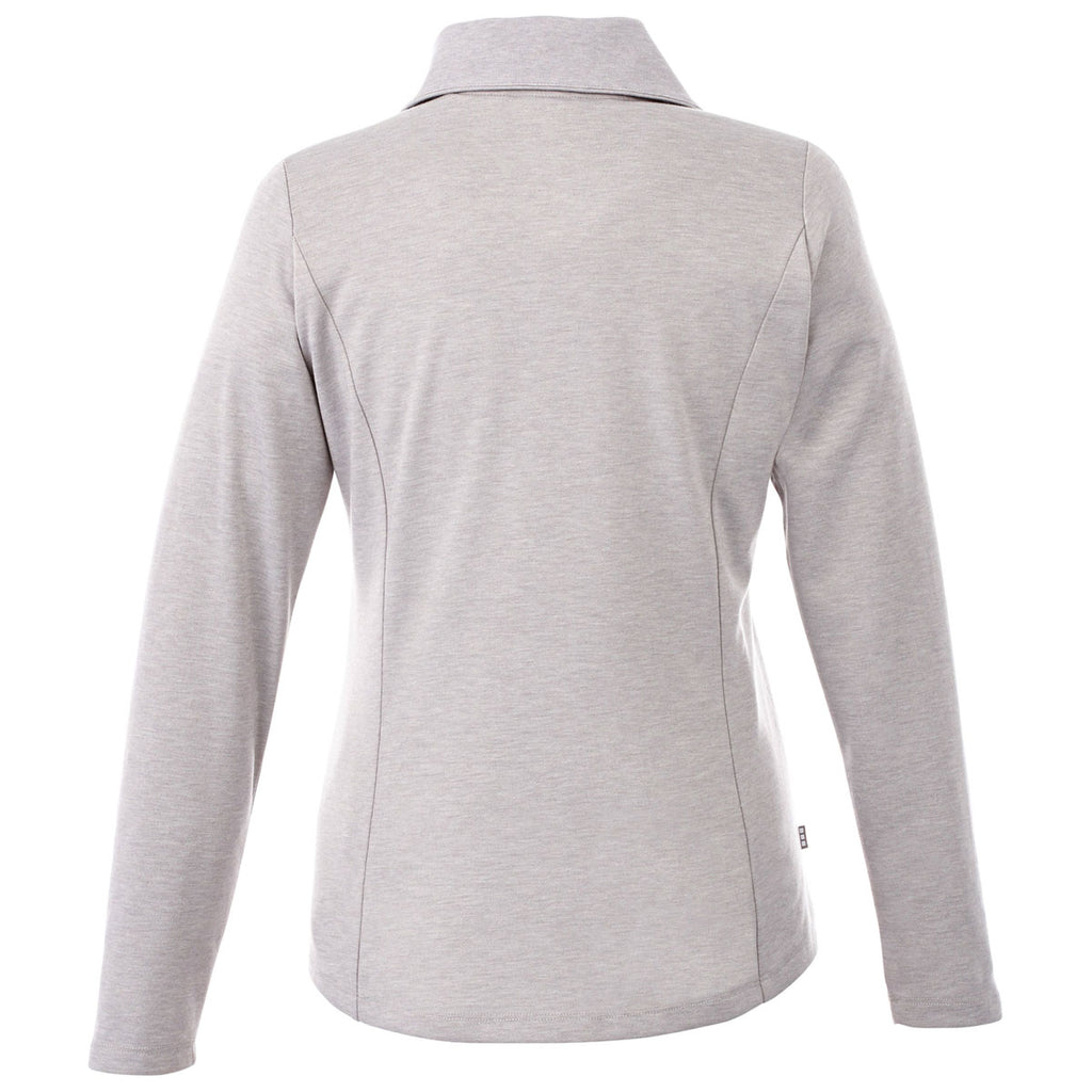 Trimark Women's Heather Grey Stratton Knit Half Zip