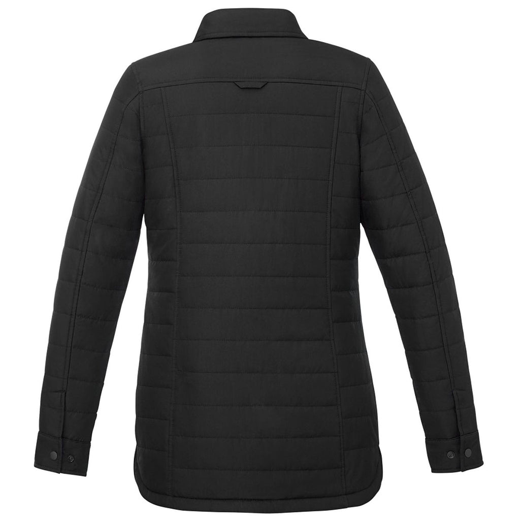 Trimark Women's Black Porter Eco Insulated Lightweight Shacket