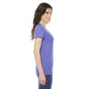 American Apparel Women's Triblend Orchid Short-Sleeve Track T-Shirt