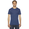 American Apparel Unisex Triblend Indigo Short-Sleeve Track T-Shirt
