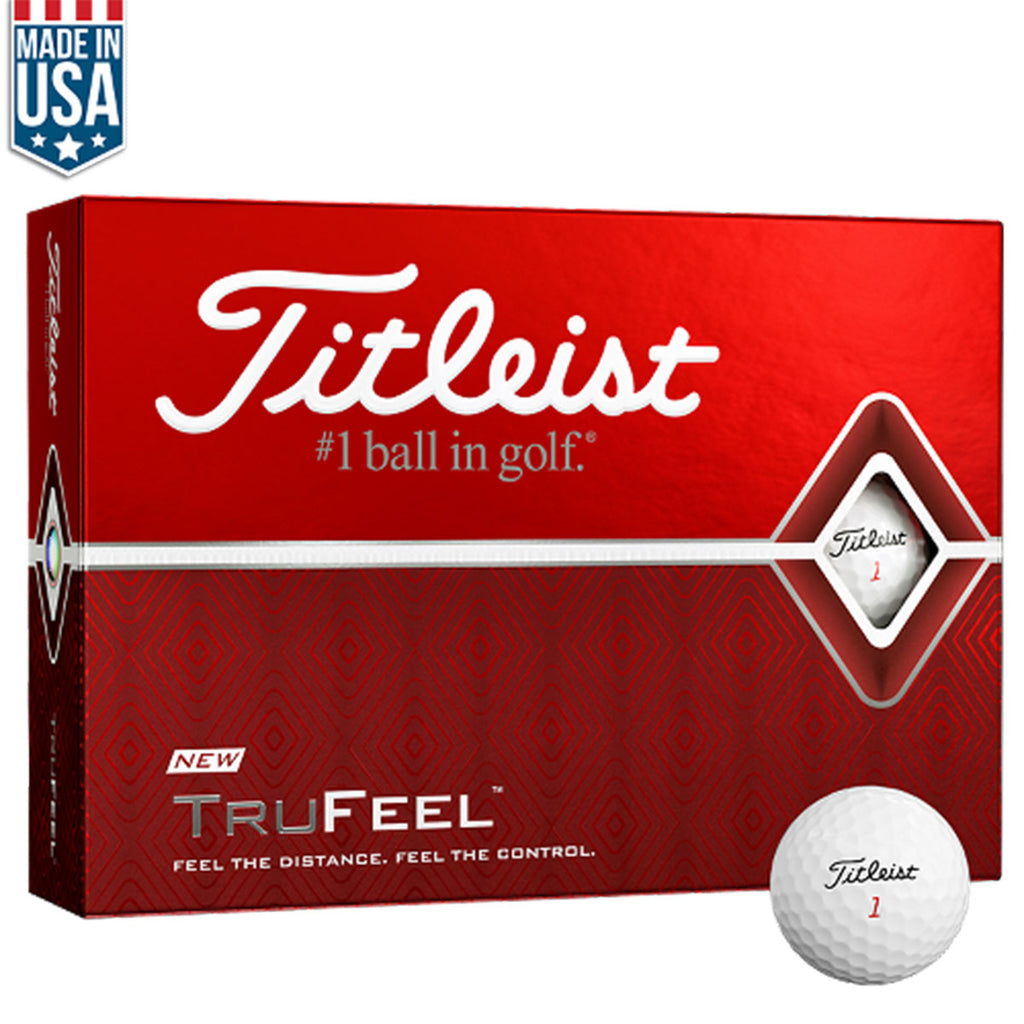 Titleist White TruFeel Golf Balls (Expedited Lead Times)